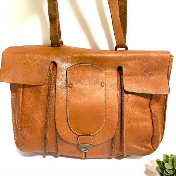 Patricia Nash Handbags - Patricia Nash Flap Push Lock Messenger Laptop Bag